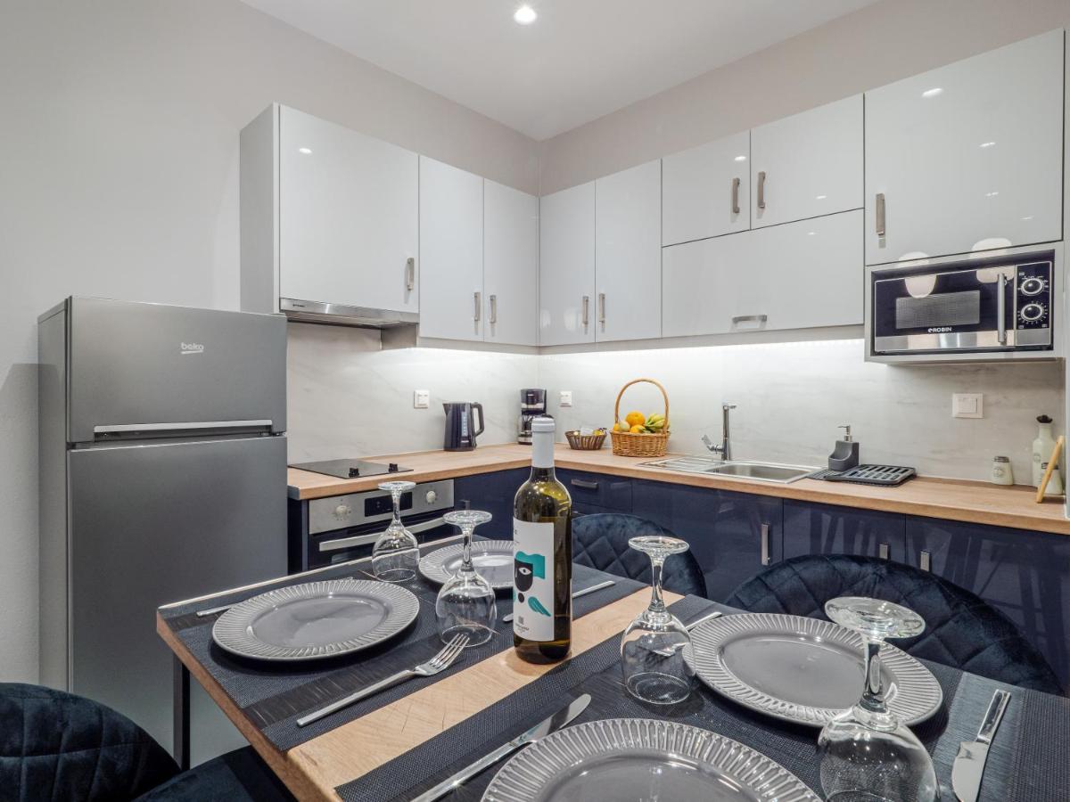 M&K - Maria'S Stylish Apartment Near Alykes Beach Corfu  Bagian luar foto